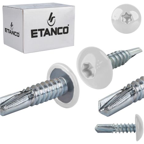 Selbstbohrende Schrauben GT5 PH 5,5x19mm RAL 9010 (1/5)