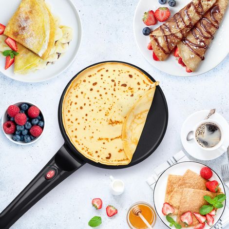 Crêpière électrique 700W avec revêtement antiadhésif 700 W (1/4)