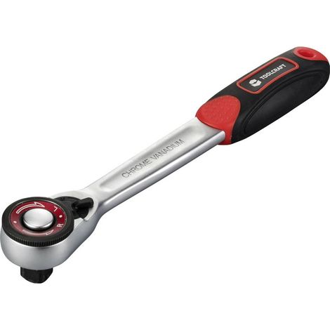 TOOLCRAFT TO-9626406 Cricchetto con levetta d'inversione 1/2 (12.5 mm) 24.5 cm