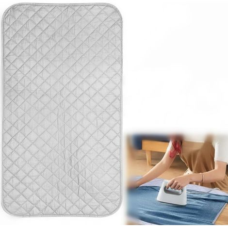 Nappe Rectangulaire de Repassage,Couverture de Repassage,Tapis De Repassage Portable,Portable Planche à Repasser pour la Maison,Tapis de Repassage Résistant aux Hautes Températures,1PC (1/5)