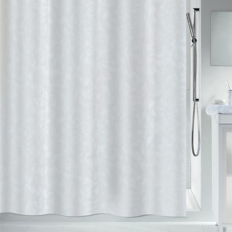 Cortina de ducha Poliéster PORTO 180x200cm Blanco Spirella