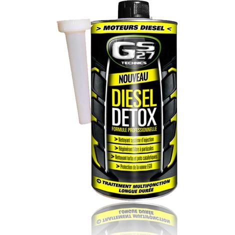 Produit de nettoyage diesel pour injecteurs et turbo – Protège vanne EGR et filtre à particules – Entretien moteur professionnel – Gs27