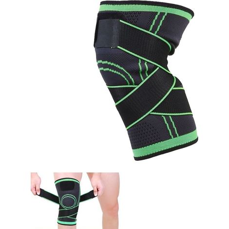 GINOCCHIERA FASCIA ELASTICA ANALLERGICA LAVABILE PER TRAUMI FITNESS SPORT 06886 (1/2)