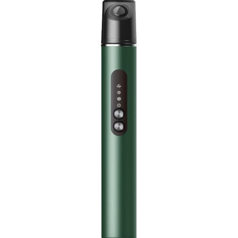 (Vert) Appareil de massage oculaire vibrant EMS, pour l'élimination des rides du visage, le raffermissement et le lifting de la peau. (1/5)