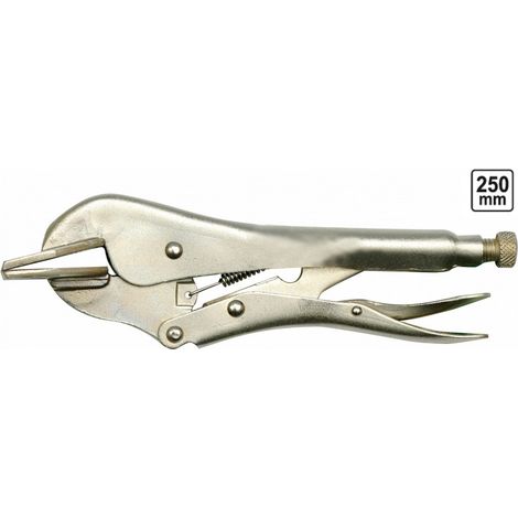 Schweißer Breitmaul Feststellzange Gripzange Spannbacken 100 mm (1/5)