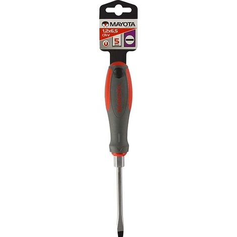 Cacciavite a taglio 1,2x6,5x100 cr-v esagonale