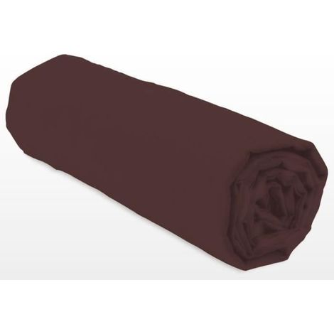 Fitted sheet - LOVELY HOME - LH71591 - 180x200+35 cm - Brown (1/3)