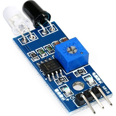5 modules capteur infrarouge IR détection d'obstacle carte de remplacement pour voiture intelligente robot Arduino (1/4)