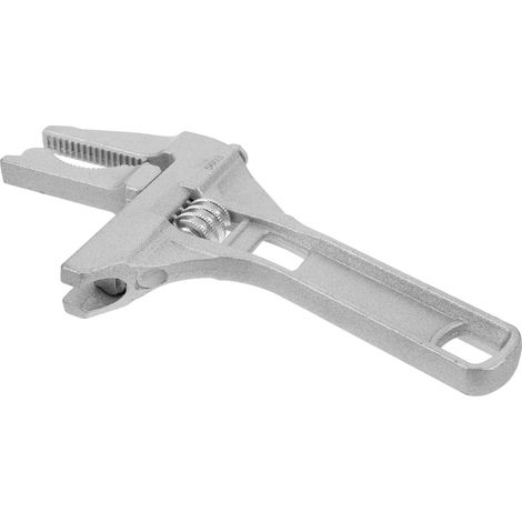 Attrezzo per rubinetti, attrezzo per miscelatori, chiave sottolavello, attrezzo telescopico multifunzione per impianti idraulici di cucina e bagno. (1/4)