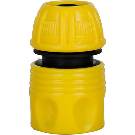 Adaptateur universel de robinet pour tuyau et machine à laver, raccord d'eau 4 points et 6 points 2 pouces, Composition : 4 × 5,8 cm, Couleur : jaune (1/5)