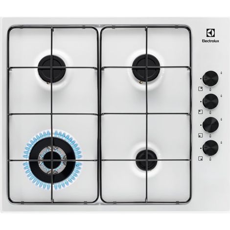Table de cuisson à gaz 60cm 4 foyers - Electrolux - EGS6414W (1/5)