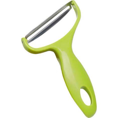 Éplucheur/râpe multifonctionnel en acier inoxydable pour fruits et légumes (1 pièce) - convient aux pommes de terre, choux, melons, etc. (1/5)