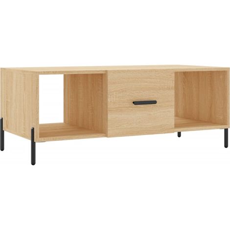Maison Exclusive - Couchtisch Sonoma-Eiche 102x50x40 cm Holzwerks