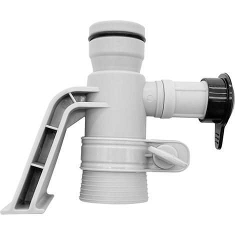 Bardusch - Support de tuyau et valve de jet d'air pour piscine hors-sol, 637R 12363, accessoire de piscine pour Intex C1000, Krystal Clear Pièces de rechange (1/5)