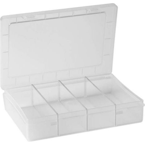 Boite De Rangement - Separations Fixes - 180 X 140 X 40 Mm - 1 Compartiment - 1 Piece (1/2)
