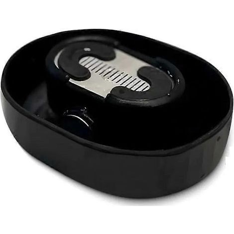 Rasiererreiniger, kompatibel mit den meisten Rasierern, sehr effizient und wassersparend, batterielos, inklusive Rasiererständer. (1/5)
