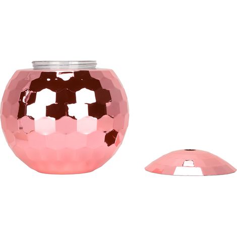 Gobelet à cocktail Flash Ball, grande contenance 600 ml, gobelet coloré en forme de boule pour les soirées à thème et les voyages, or rose (1/5)