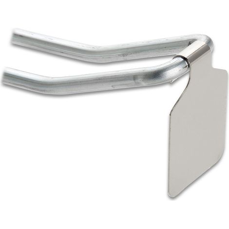 50 x PORTAPREZZO METALLICO P/PANNELLI FORATI FIG 10 (1/2)