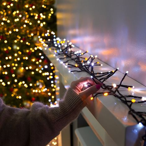 6m Smart App Controlled Twinkly Gen II Christmas Cluster Lights RGB Indoor Home Multi Colour Select (1/5)