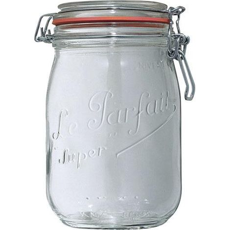 Le Parfait Super 6er Set transparente Gläser 1,5 L