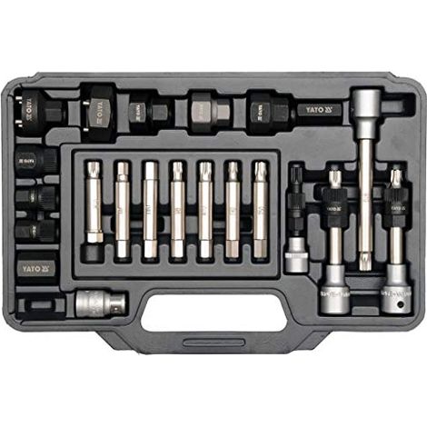 Set di chiavi per frizione alternatore, 22 pezzi / YT-04211 / yato (1/4)