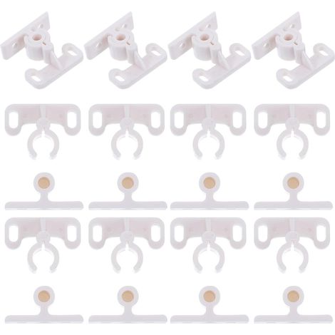 Loquets à rouleau en plastique, lot de 12 (1/5)