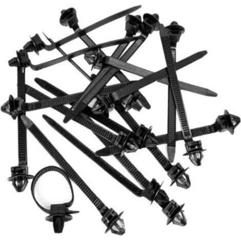 50pcs Nylon Attache De Attache De Câble Clips Métier De Voiture Tuyau Pince De Fixation Sangle Zip