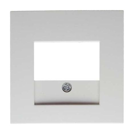 BERKER 10338919 ZENTRALSTÜCK FÜR TAE-STECKDOSE S.1/B.3/B.7 GLAS POLARWEIß, GLÄNZEND