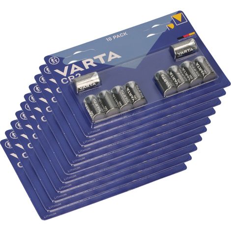 100x CR2 3V Photo Blister Varta Batterie Lithium (1/5)