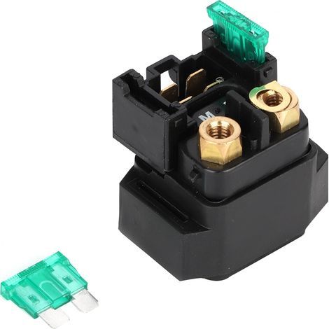 GARRYFIZH Anlasserrelais-Magnetspule, Kupfer und umgekehrter Kunststoff, 30 A, Ersatz-Anlasserrelais-Magnetspule, passend für XVS1100 99-09 (1/5)