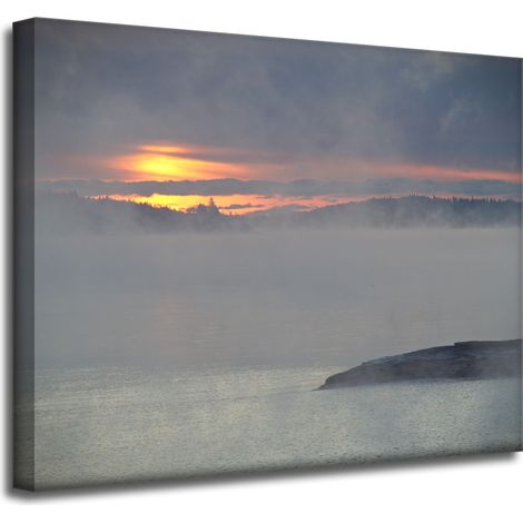 Leinwanddruck Natur Sonnenuntergang 50x40 cm