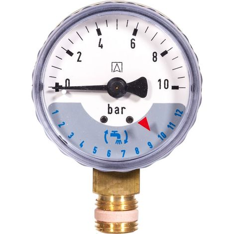 Manometer M70AF Ausgang, 0-10bar, zu Primuscenter DWC