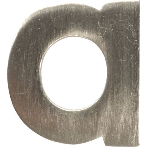 Lettre A - Laiton finition Inox 90mm - 4003320 (1/2)