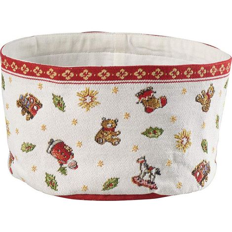 Villeroy & Boch Toy‘s Delight Cestino Giocattoli per Pane, Rosso/Multicolore, 15 x 23 cm (1/3)