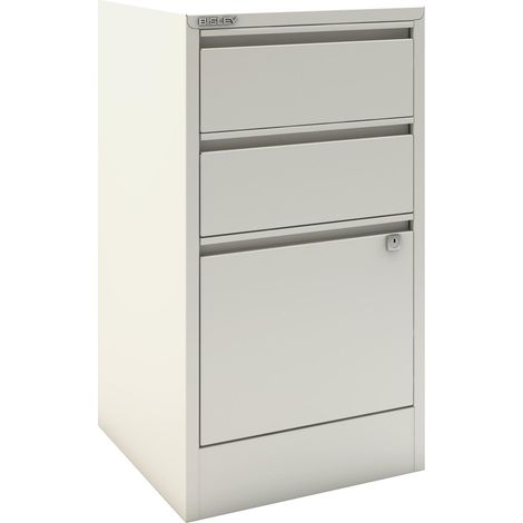 BISLEY Beistellschrank Home Office Verkehrsweiß (1/5)