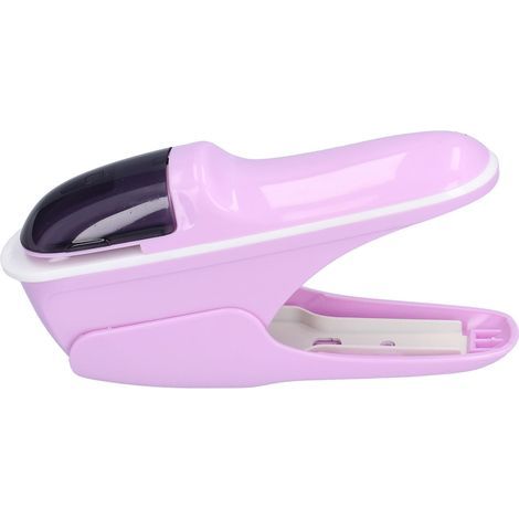 Agrafeuse sans agrafes écologique en ABS pour bureau - Violette (1/5)