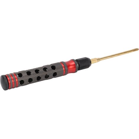 Tournevis multifonction 12 embouts pour drones et modèles RC, manche rouge ergonomique (1/5)