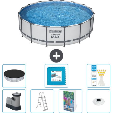 Bestway Bestway Steel Pro MAX Ronde - 488x122 cm - 8-pièces S674 (1/4)
