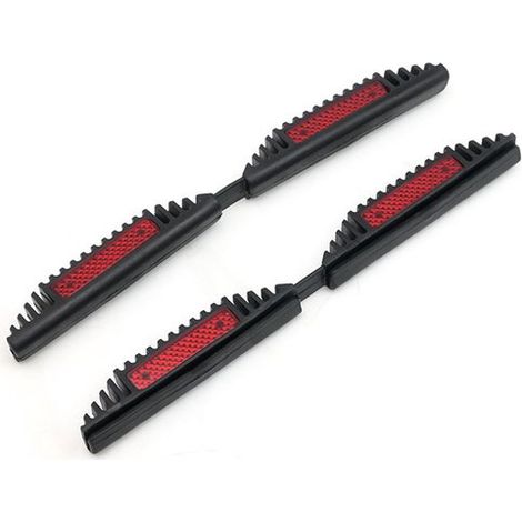 210 mm breiter, doppellagiger, schwarzer Türschutzstreifen (1/4)