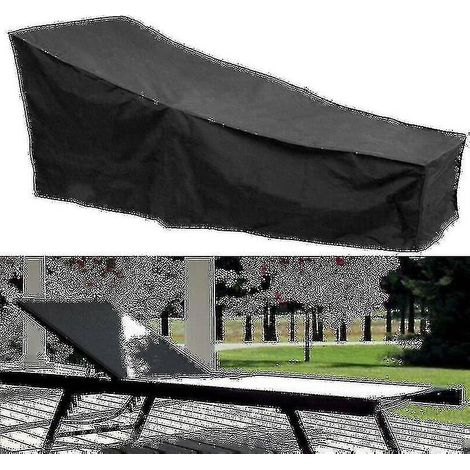 Housse de protection robuste et imperméable pour transat, bain de soleil, mobilier de jardin, terrasse en rotin - 26-1 (1/3)