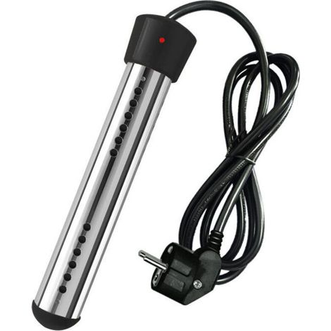 Calentador de agua eléctrico de voltaje sumergible de 2000W, calentador de agua para piscina, calentador de agua portátil adecuado para cubos de estanques (1/5)
