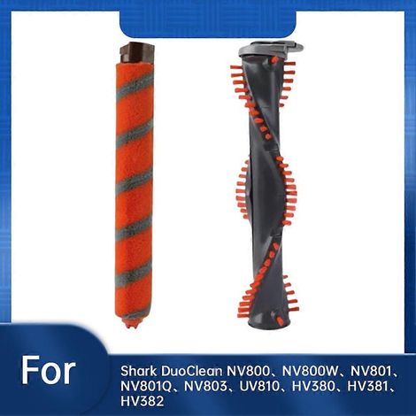 2er-Pack Bürstenrollen für Shark DuoClean Staubsauger NV800, NV800W, NV801, NV801Q, NV803, UV810, HV380, HV381, HV382