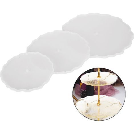 Plateau à fruits, plateau à thé, moule en silicone, kit de colle pour résine, plateau, dessous de verre, kit de matériel de bricolage (1/5)