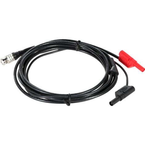 Câble de test multifonction à double tête banane Hantek, cordons de test automobiles robustes, câble adaptateur BNC vers banane de 3 m (HT30A) (1/2)