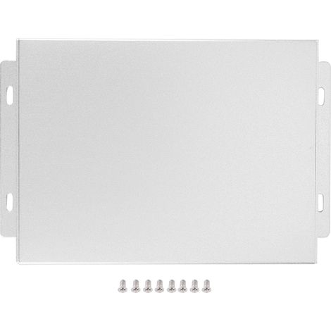 Boîtier en alliage d'aluminium argent sablé, accessoire de montage pliable 33 x 114 x 150mm (1/5)