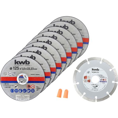 kwb 712032 Trennscheiben-Set 125 mm 10 St. (1/3)