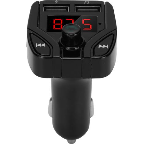 Transmetteur FM Bluetooth Voiture, Kit Main Libre, Radio MP3 Audio Sans Fil avec Ports USB (1/5)