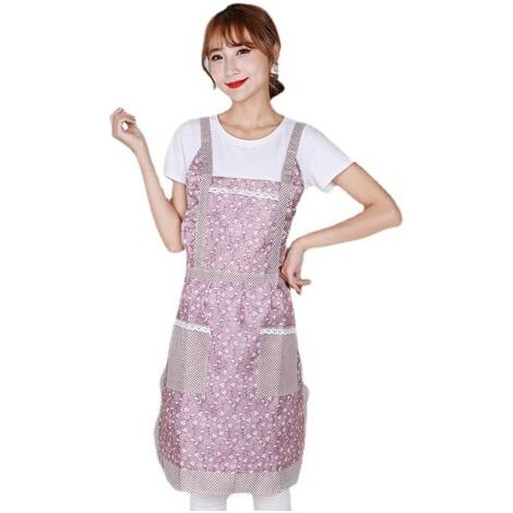 Tablier de Cuisine joli imperméable Tablier cuisine pour Femme (77cm70cm) (1/2)