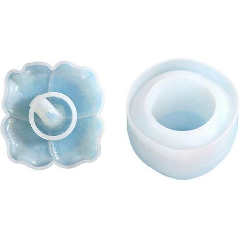 Moule à colle en forme de goutte de cristal DIY, pot de kaki, boîte de rangement, moule à bijoux décoratifs