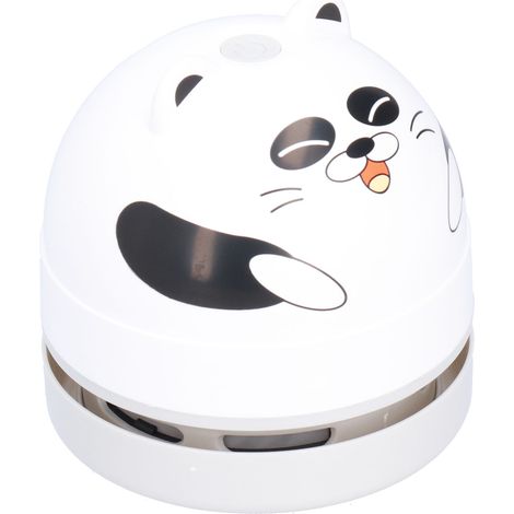 Aspirateur de bureau en forme d'animal mignon, aspirateur-rasoir électrique, nettoyeur de bureau et de crayons pour enfants, panda. (1/5)